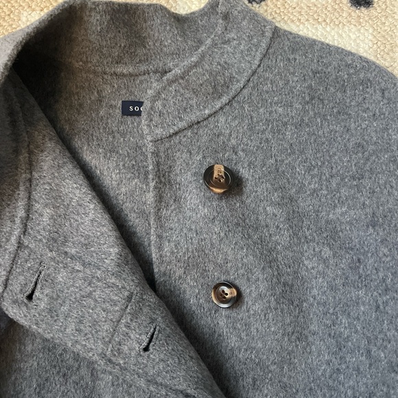 SOEUR Windsor Gray Women's Wool Jacket - Picture 6 of 6